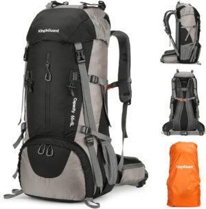 70L Hiking Backpack with Rain Cover Lightweight