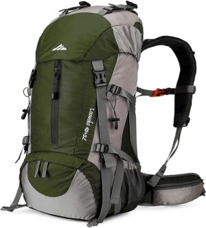 50L Hiking Backpack, Waterproof Camping Essentials