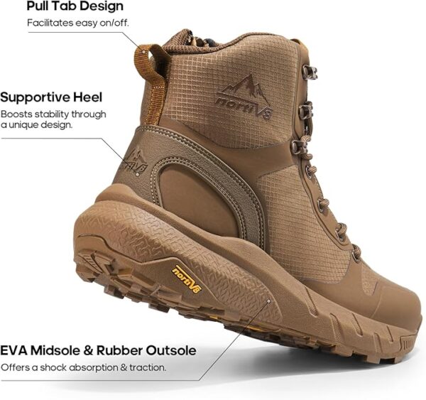 NORTIV 8 Men's Military Tactical Boot - Image 2