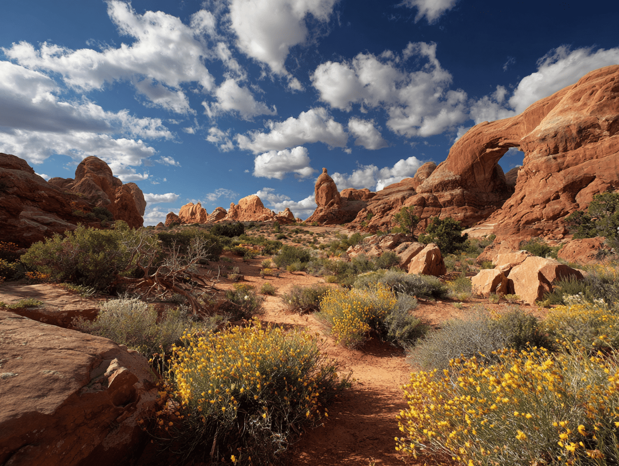 why camping in Arches National Park is great for first-time campers